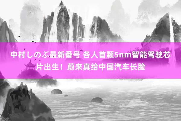 中村しのぶ最新番号 各人首颗5nm智能驾驶芯片出生！蔚来真给中国汽车长脸