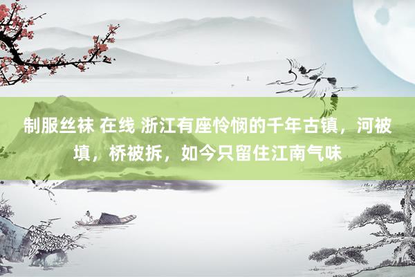 制服丝袜 在线 浙江有座怜悯的千年古镇，河被填，桥被拆，如今只留住江南气味